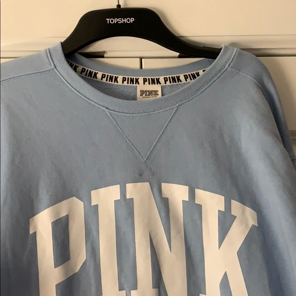 PINK Collegiate Crew Neck NWOT - Picture 3 of 4